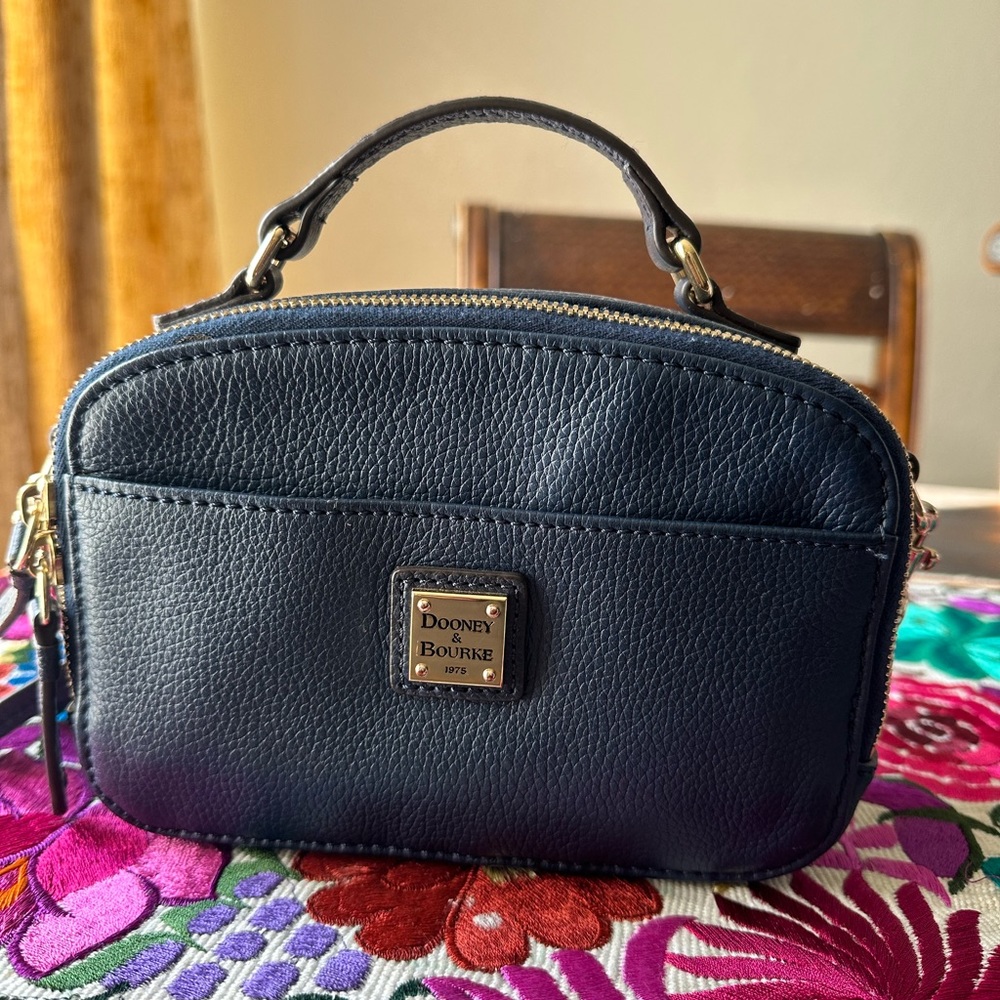 Dooney & Burke Pebbled Leather cross body in new condition